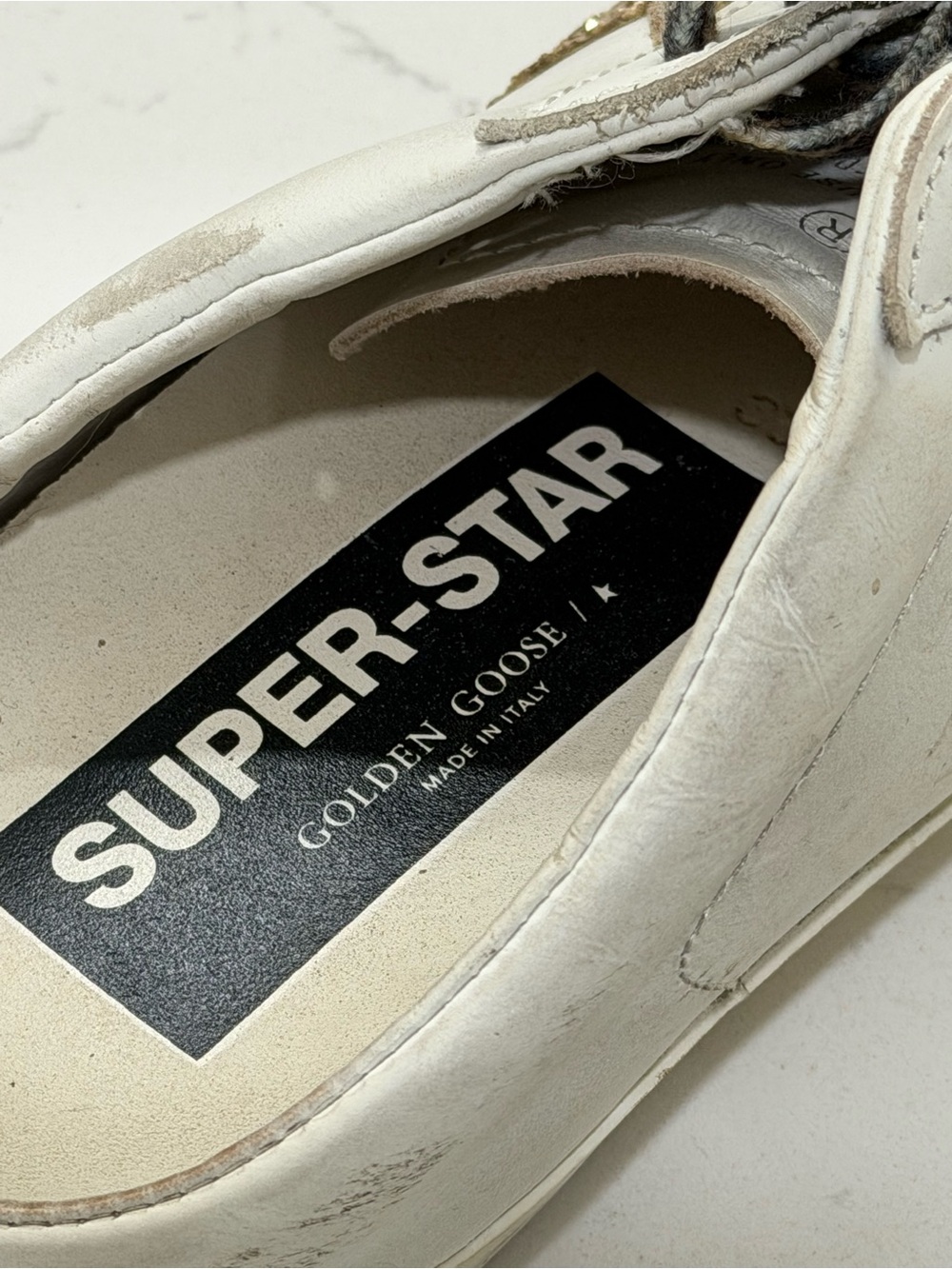 Golden Goose- Star White Leather Women's Sneakers - GGDB/Private Edition - Picture 7 of 9